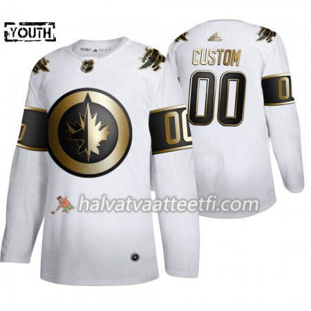 Lasten NHL Winnipeg Jets Pelipaita Custom Adidas 2019-20 Golden Edition Valkoinen Authentic